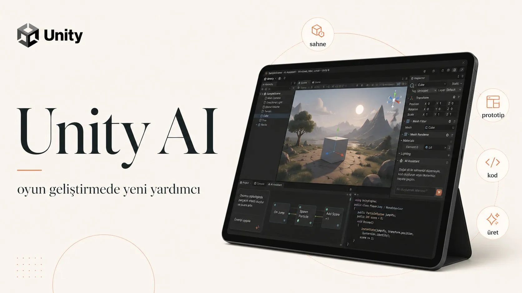 Unity AI yazısı kapak görseli